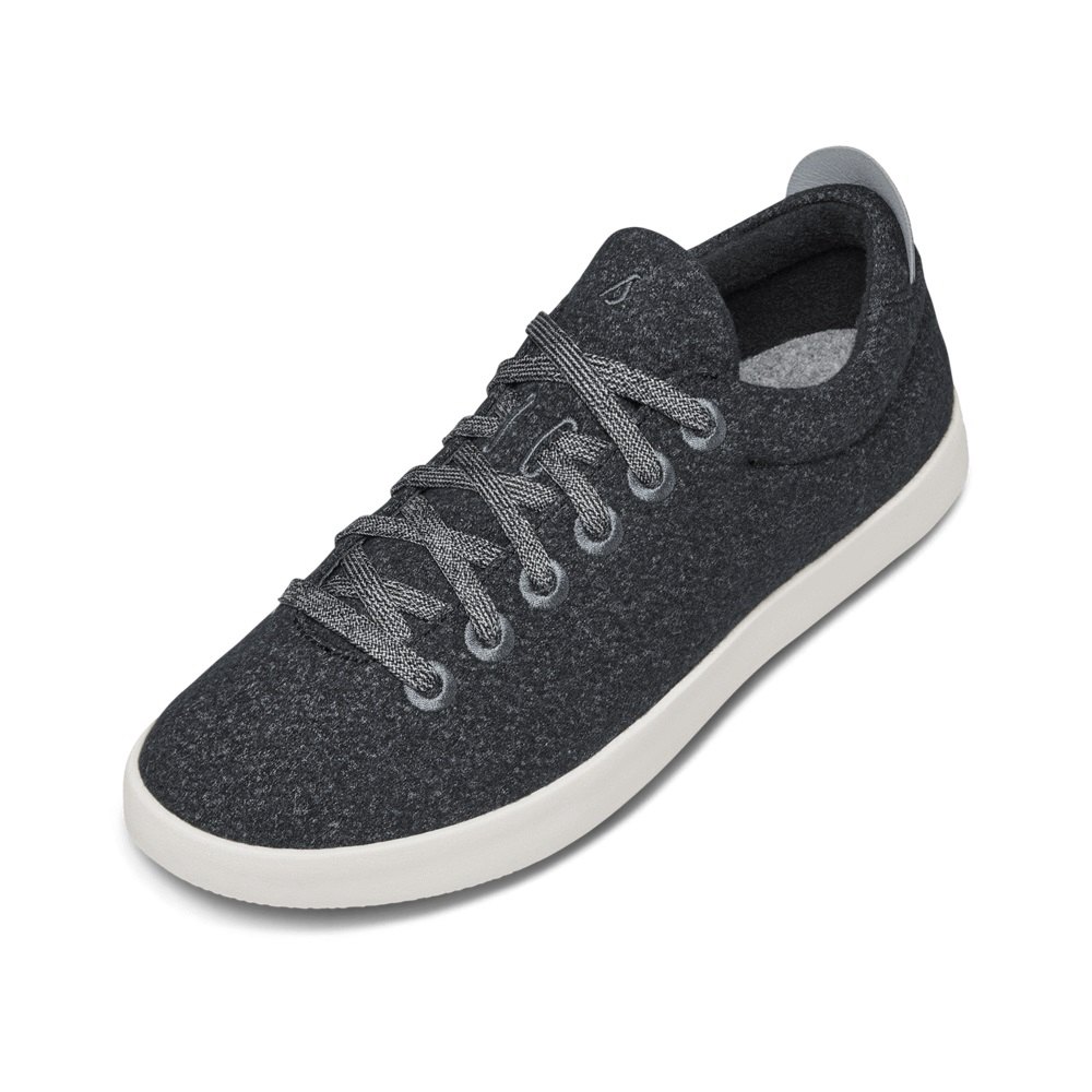 Allbirds Women's Wool Pipers - Sneakers Dark Grey - DML103465